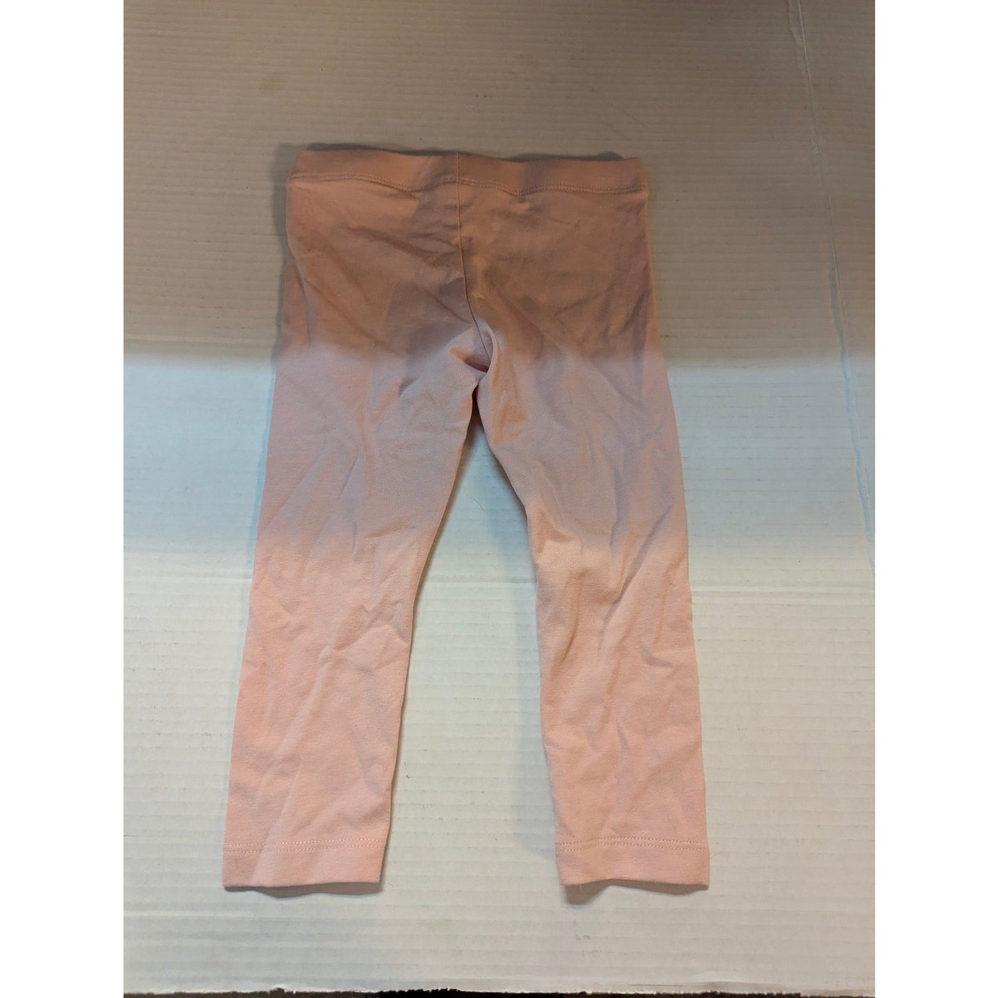 Nordstrom Girls Pink Ribbed Knit Leggings 2