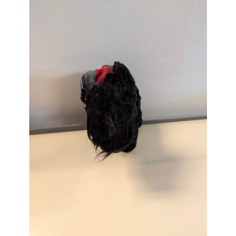 Gund Scottish Terrier stuffed dog toy Scotty 46751 w/ plaid hat and scarf
