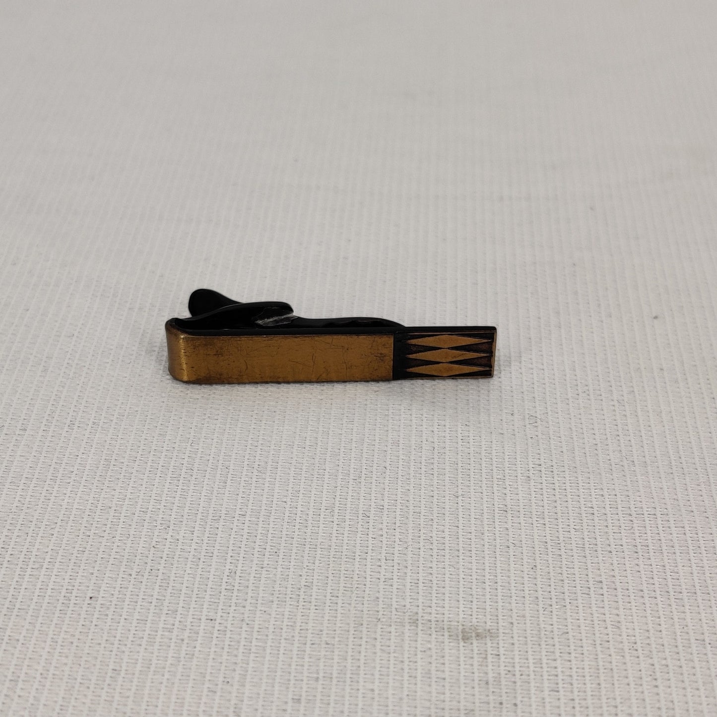 Hickok MCM Brass Tie Clip Mid Century Modern Dapper Gentleman