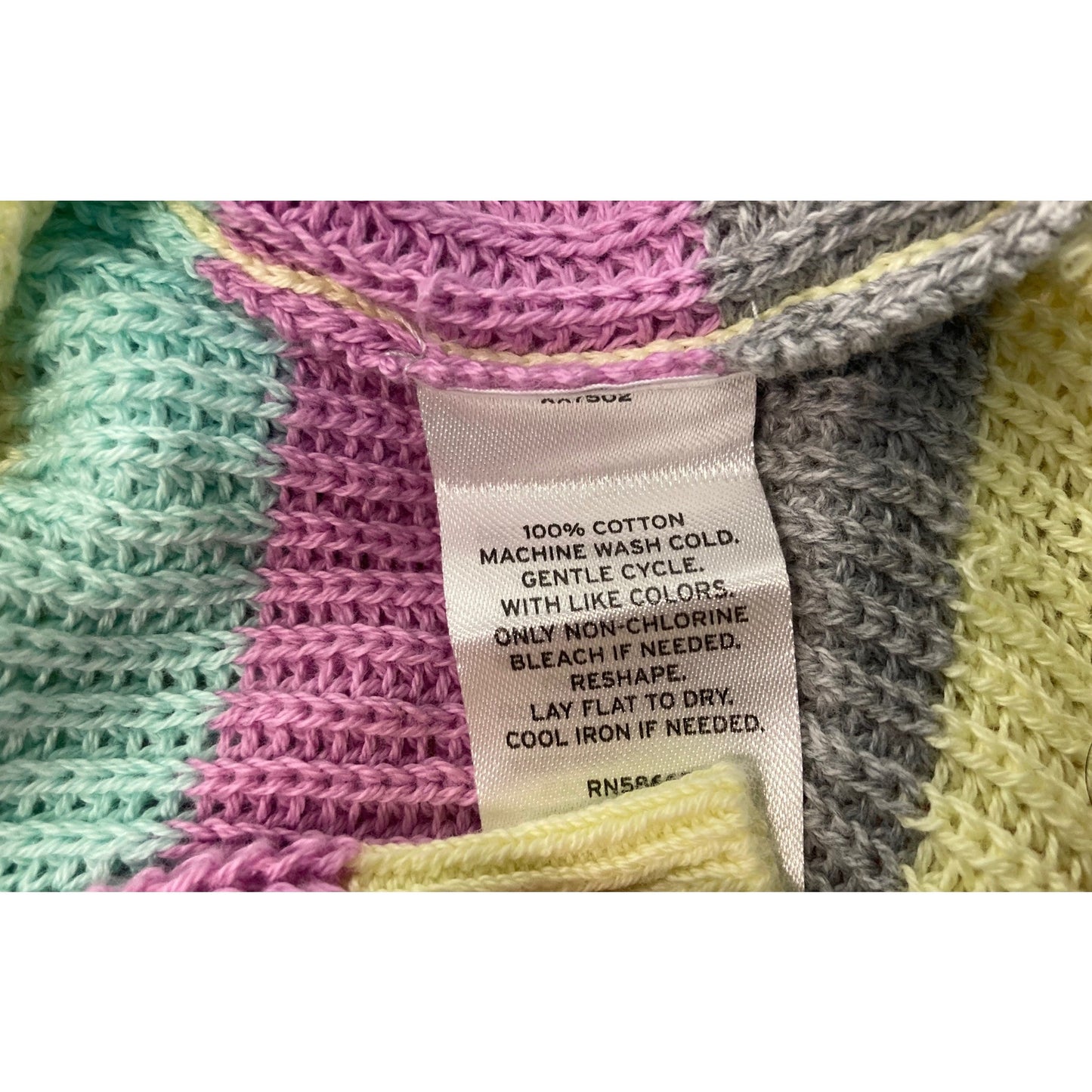 NWT BP. Pullover Crewneck Crop Sweater XS/Extra Small Green Luminary Multistripe