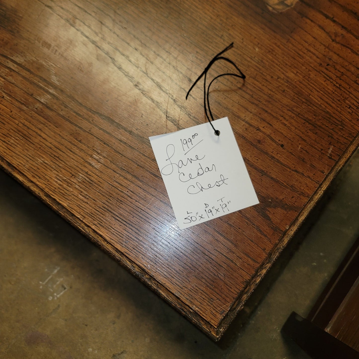 Secondhand Sandies: Lane Cedar line chest trunk bench