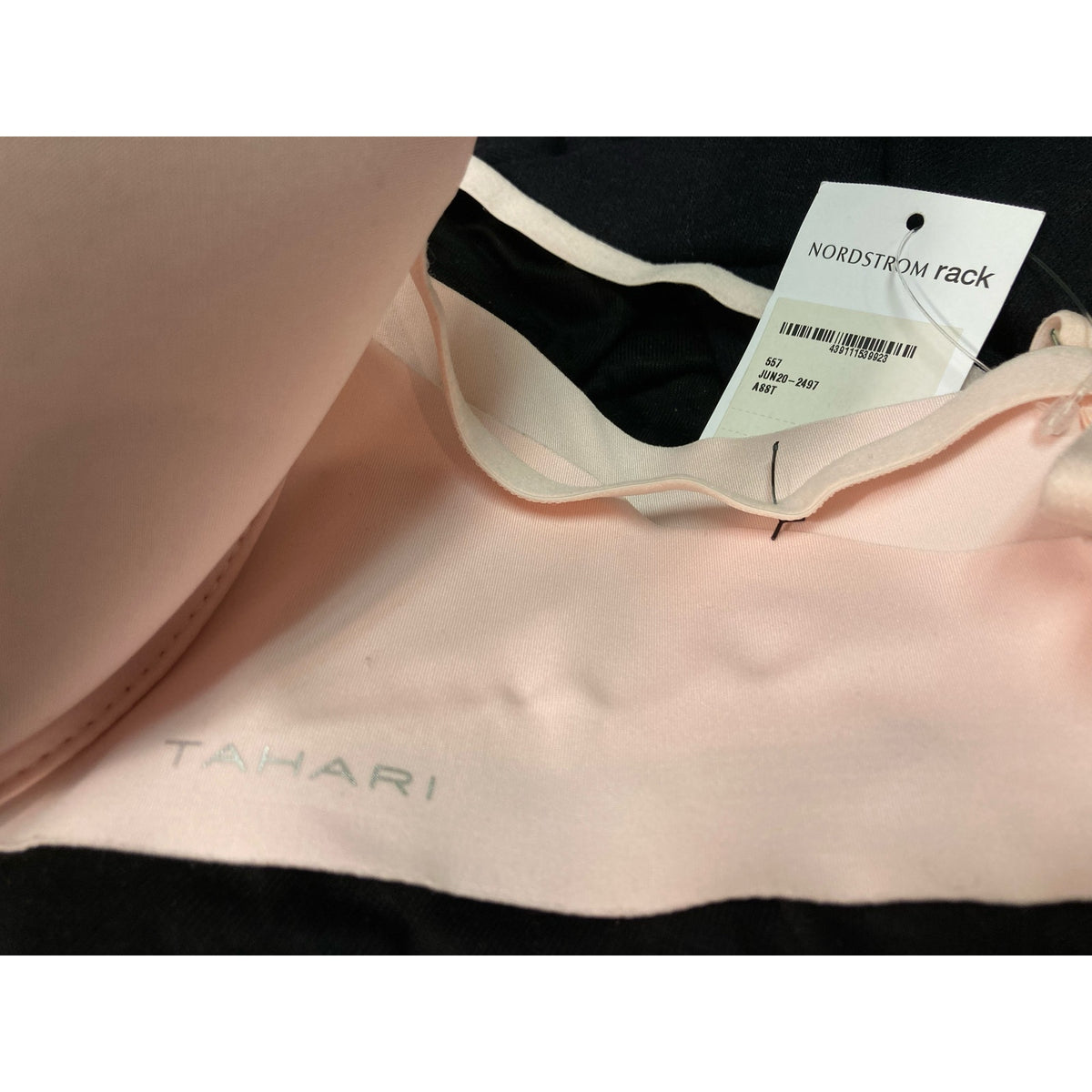 Tahari Women's Laser Cut Smoothing Contour Underwire Bra 38C Pink NWT Plunge