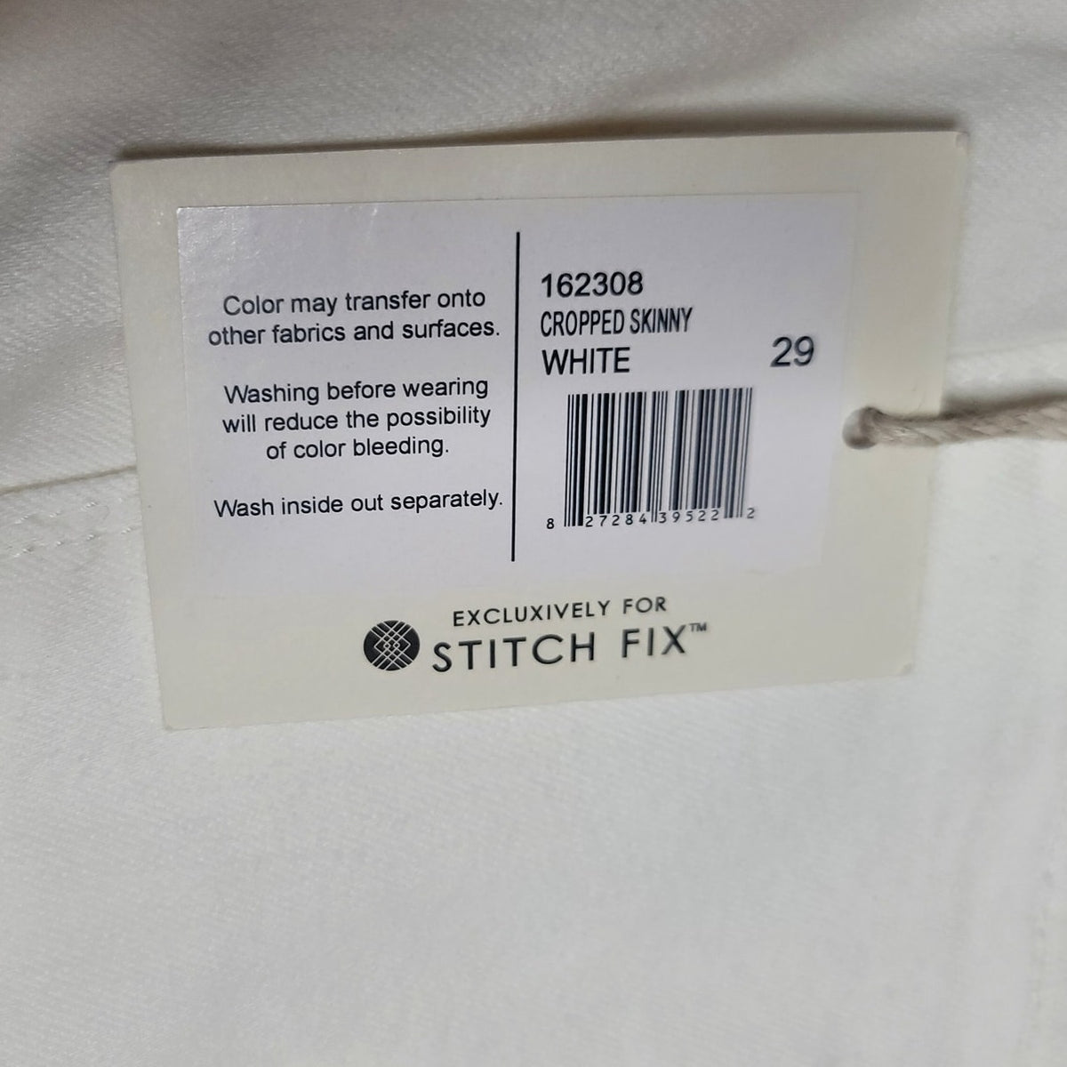 Lila Ryan Size 29 Pants white jeans cropped skinny NEW High Rise