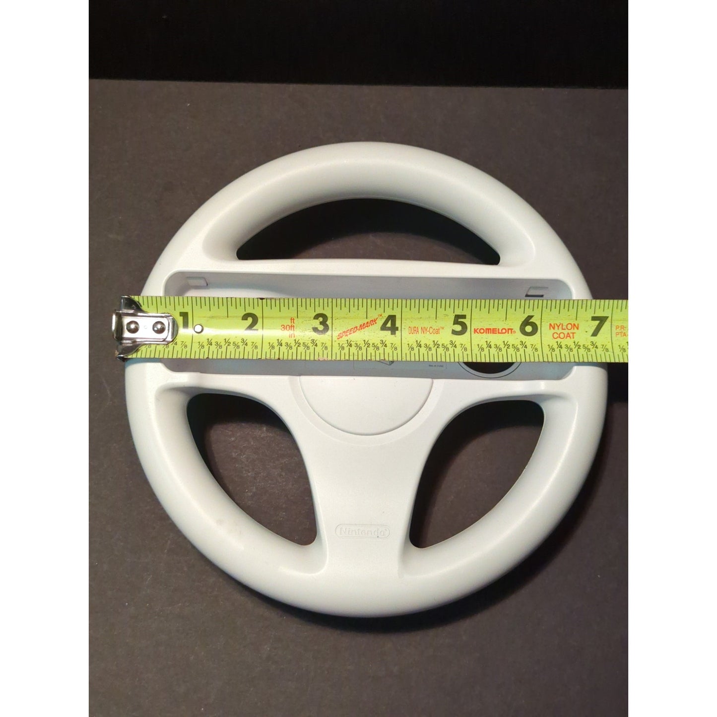 Wii Video Nintendo white steering wheel for racing games console Mario Kart
