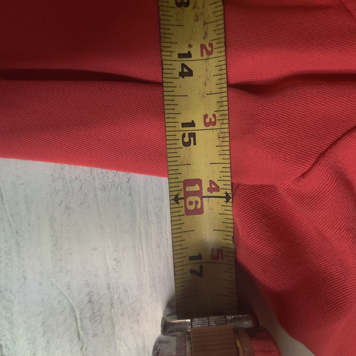 Vintage 80s Kasper Petite Red Double Breasted Blazer Dress Career 6 Short Sleeve