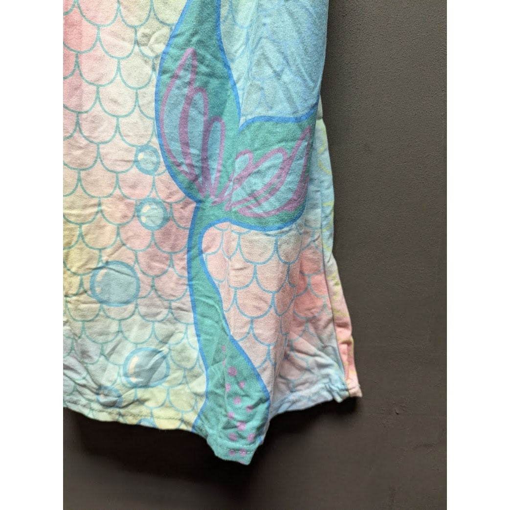 Sunshine Swing size 6 Girls Mermaid Tail scale ombre dress sleeveless summer new