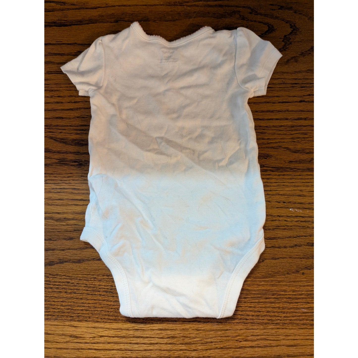 Carter's Daddy's Little Princess Baby Girl Bodysuit Short Sleeve White 12 Months