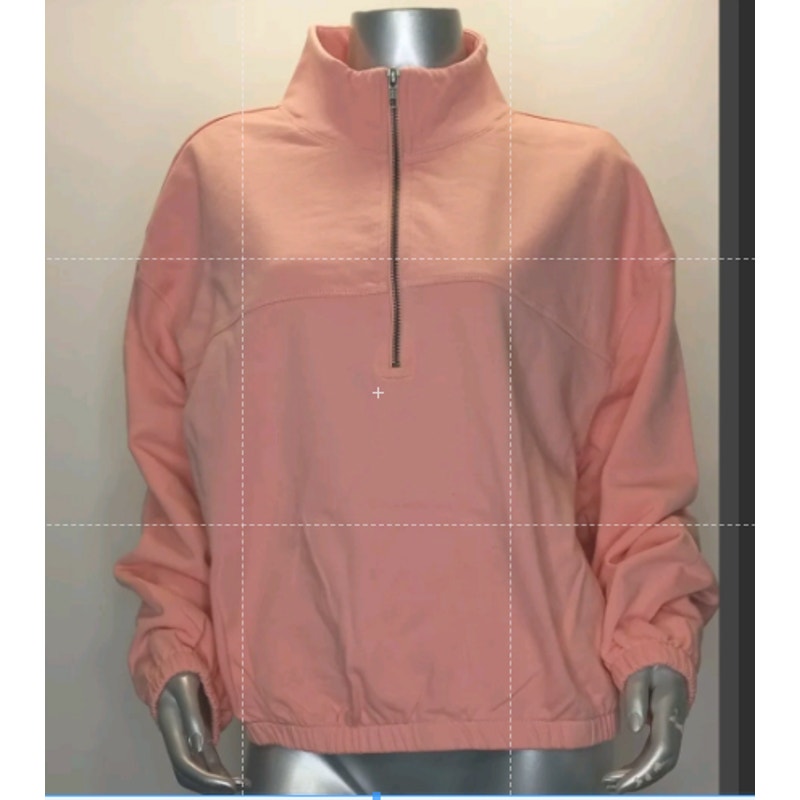 Plus Women's Bp. Quarter Zip Fleece Pullover, Size 3X - Pink Pudding long sleeve