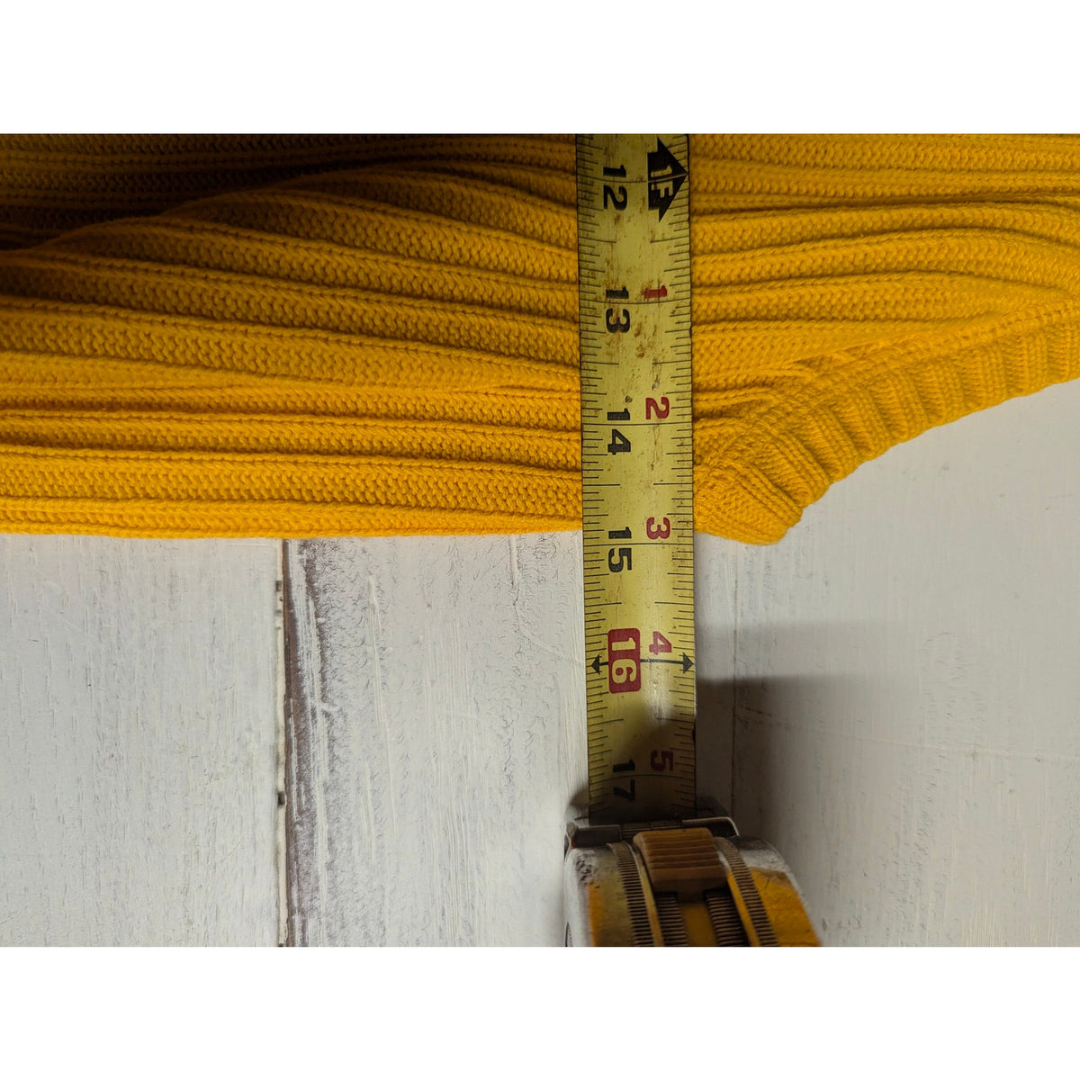 Vintage LizSport Mustard Yellow Ribbed Knit Button Front Sweater Vest Cardigan