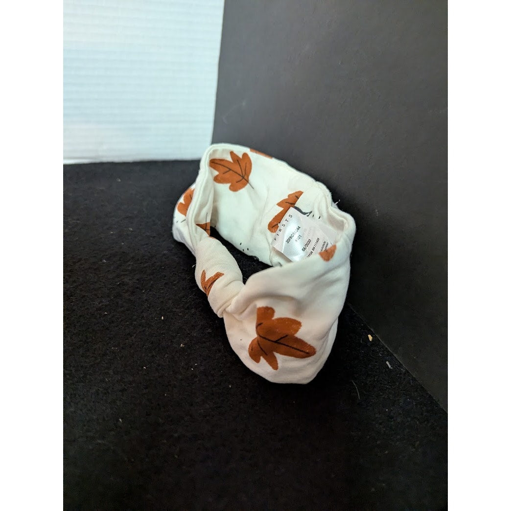 Firsts baby headband autumn leaves stretchy 9 months
