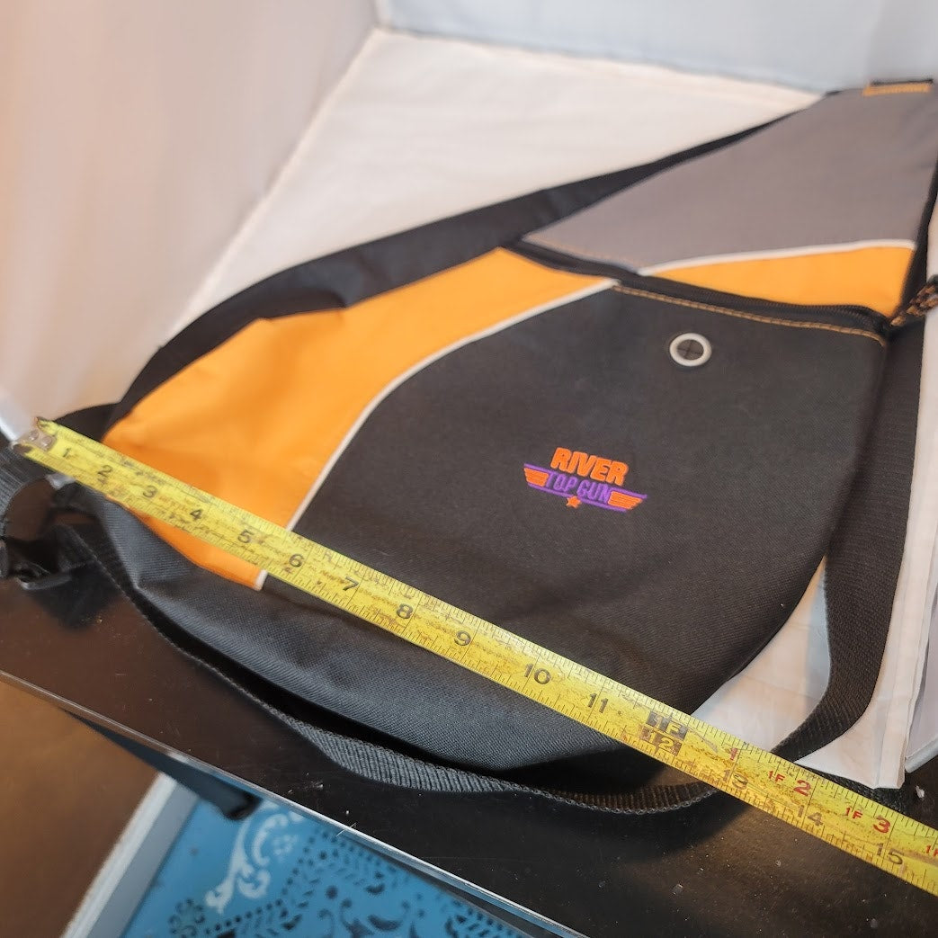 Leed's Sling Bag Crossbody backpack River Top logo Yellow Black Sail TRAVEL