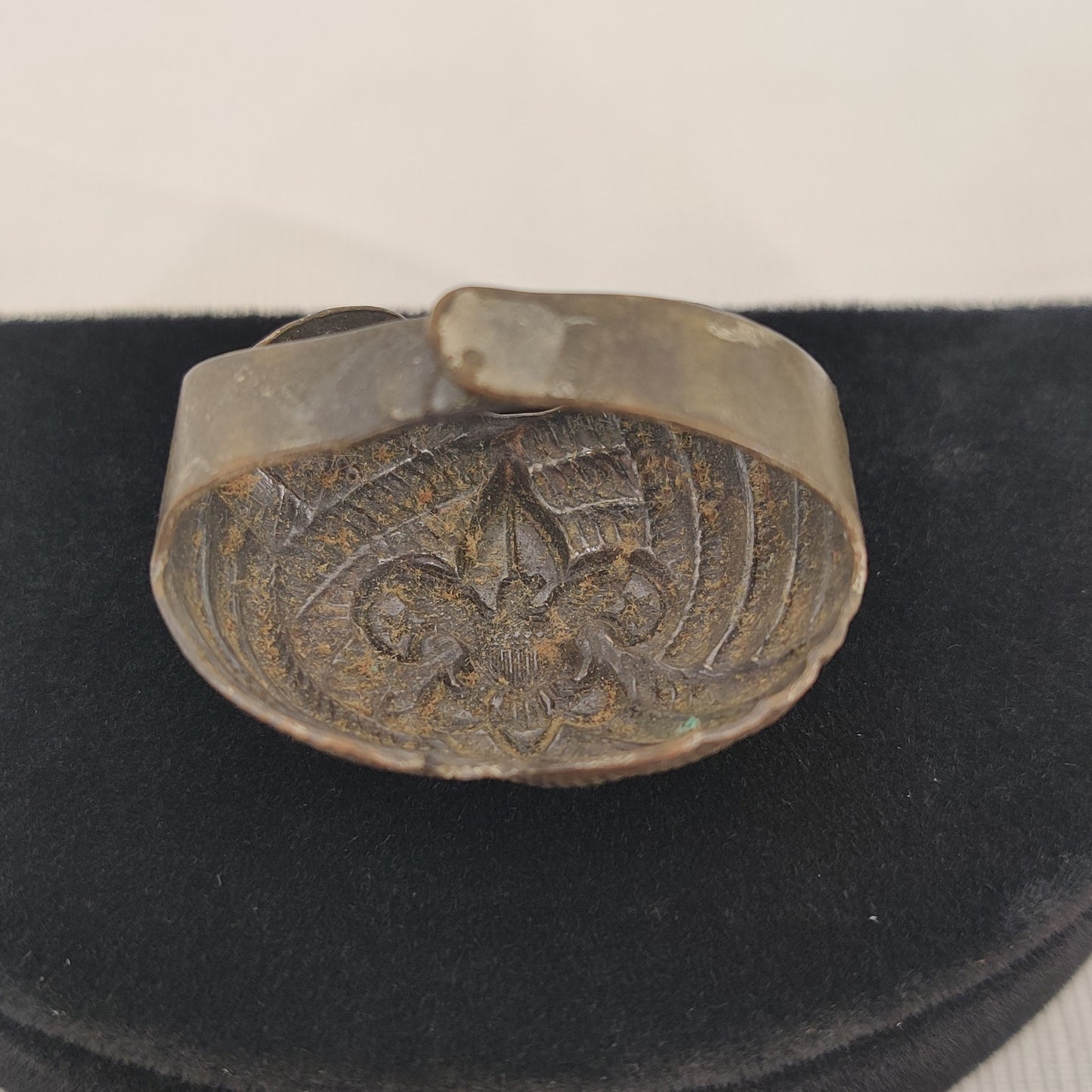 Vintage Boy Scout Of America Neckerchief Slide Tie Holder Clasp 1940’s