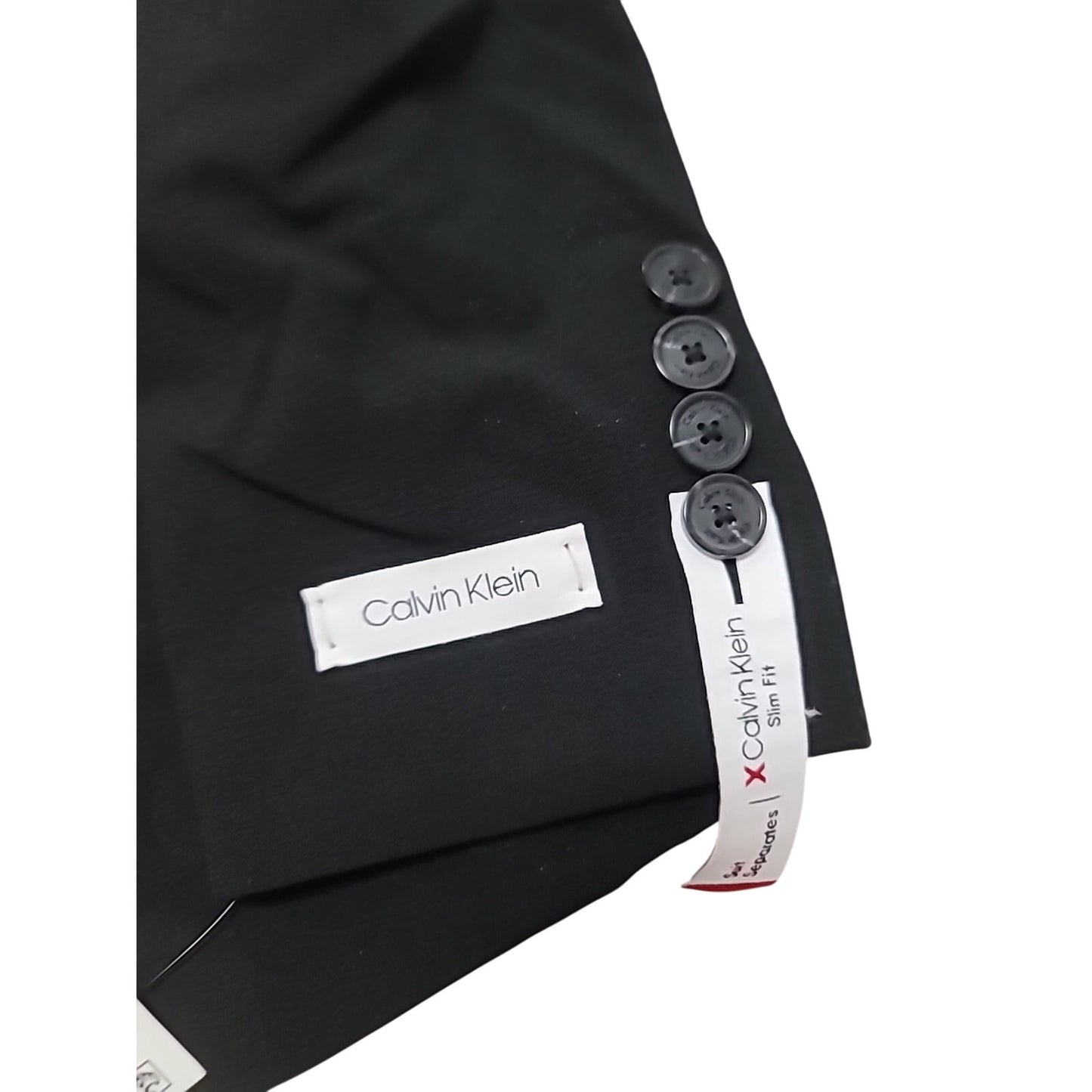 NWT Calvin Klein Boys Black Dress Blazer Size 10 Jacket Formal wedding slim fit
