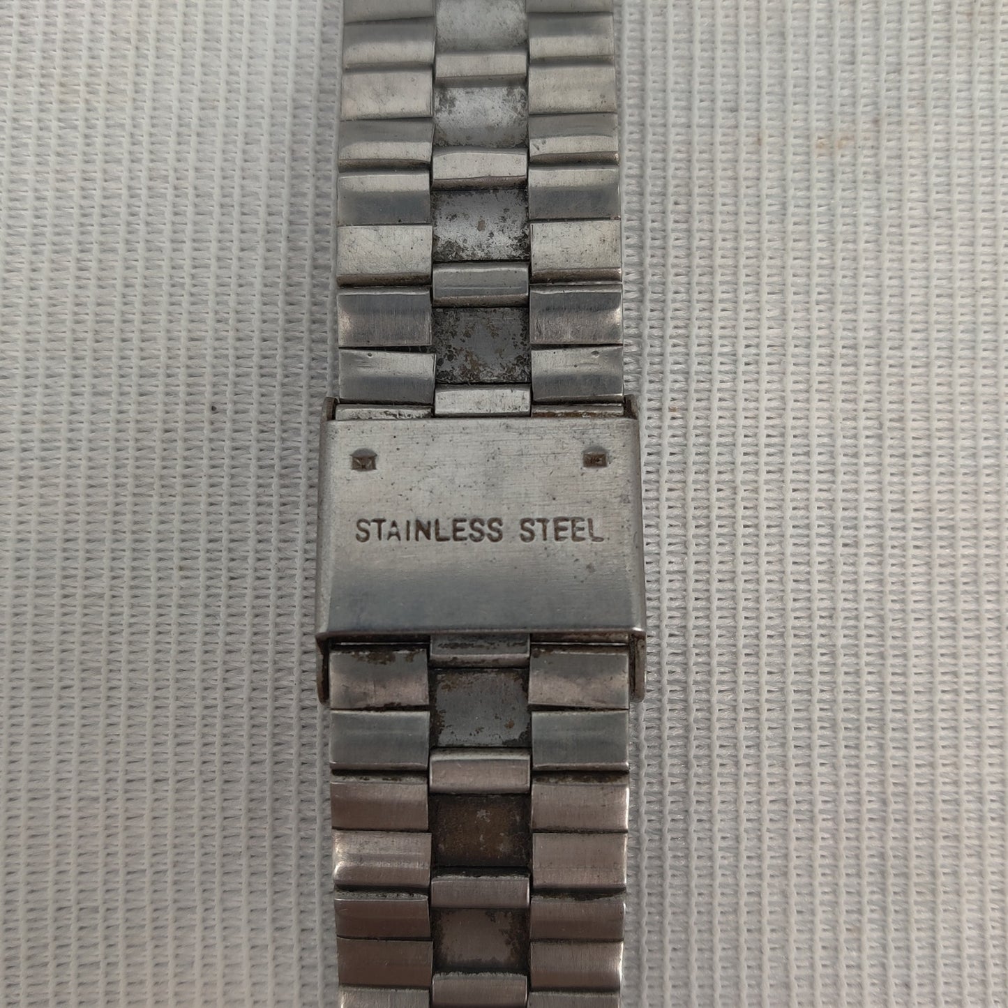 Vintage Movado Stainless Steel Museum Watch Black Dial REPAIR/PARTS