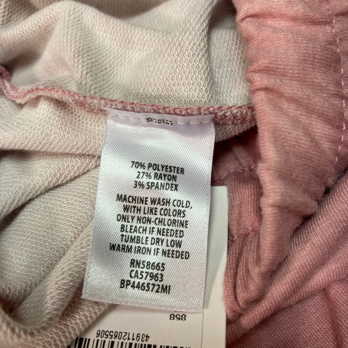 BP. Women Jogging Pants Small Pink Tie Dye NEW Elastic Drawstring Waist Pockets