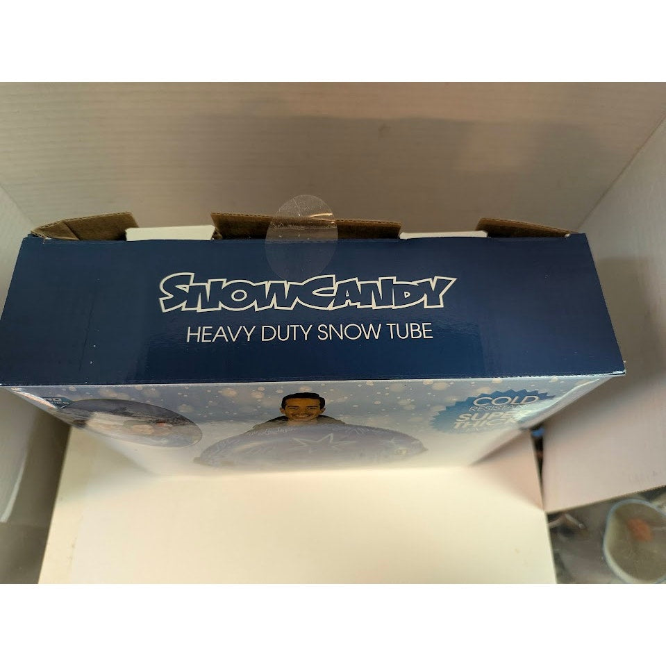 NEW SnowCandy 48" Heavy Duty Pro Series Deluxe Snow Tube Blue PVC