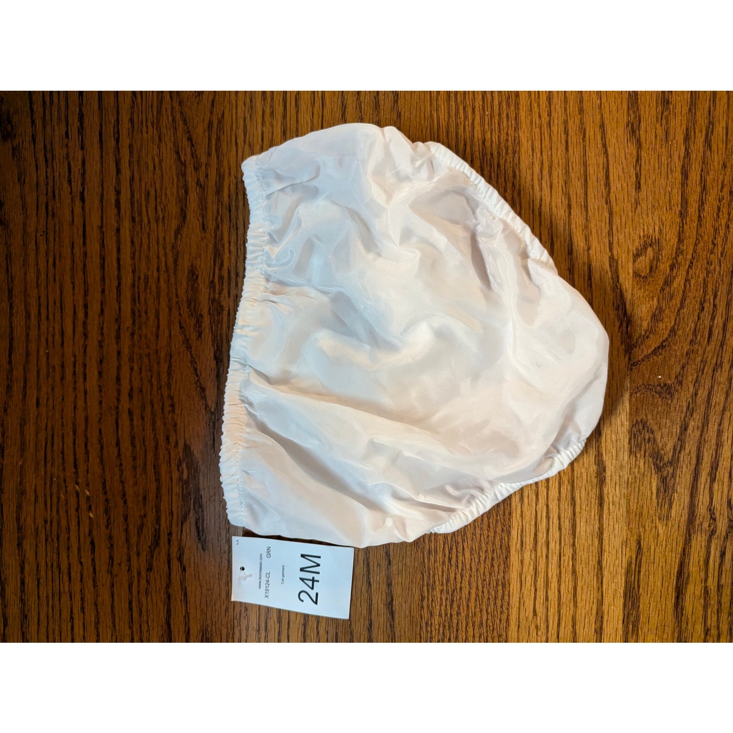 Iris & Ivy Baby Girls White Diaper Cover Bloomers Size 24 Months NWT