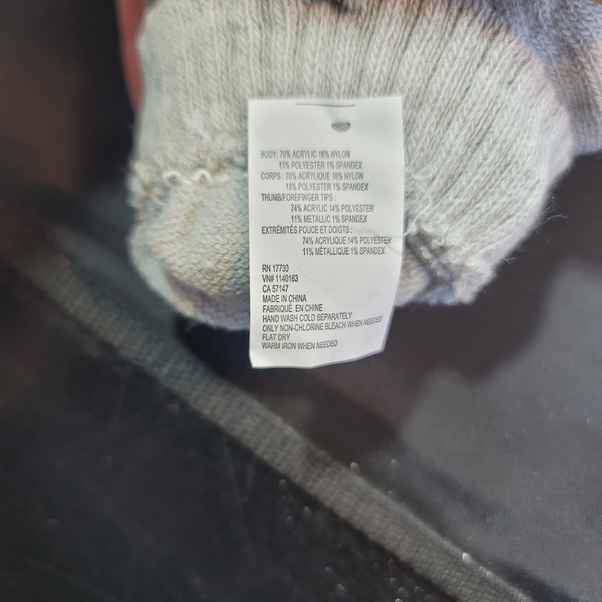 Target brand knit gloves mittens gray NEW
