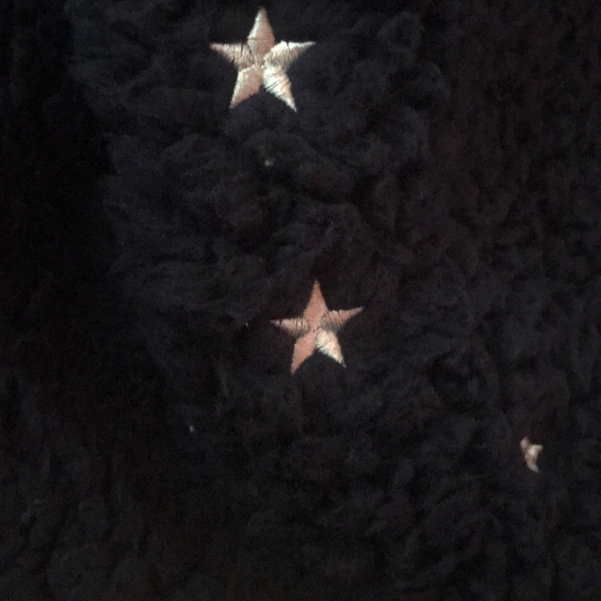 Jenni Women’s Faux Sherpa Cozy Starry Pullover Size Small