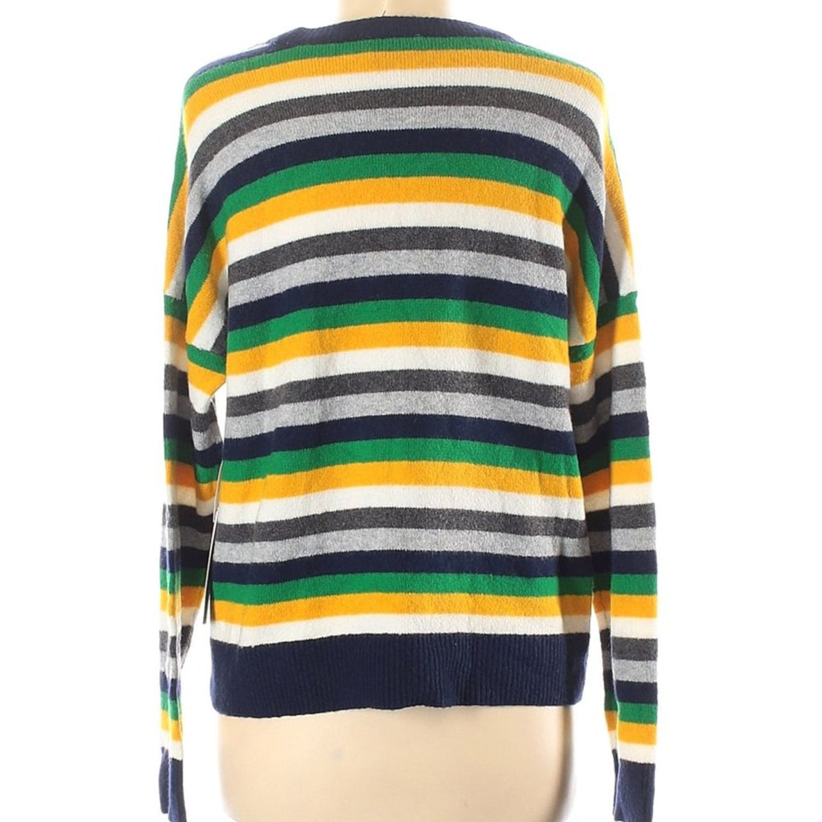 Court & Rowe Long sleeve Pullover Sweater Size Medium Multicolor Striped NEW