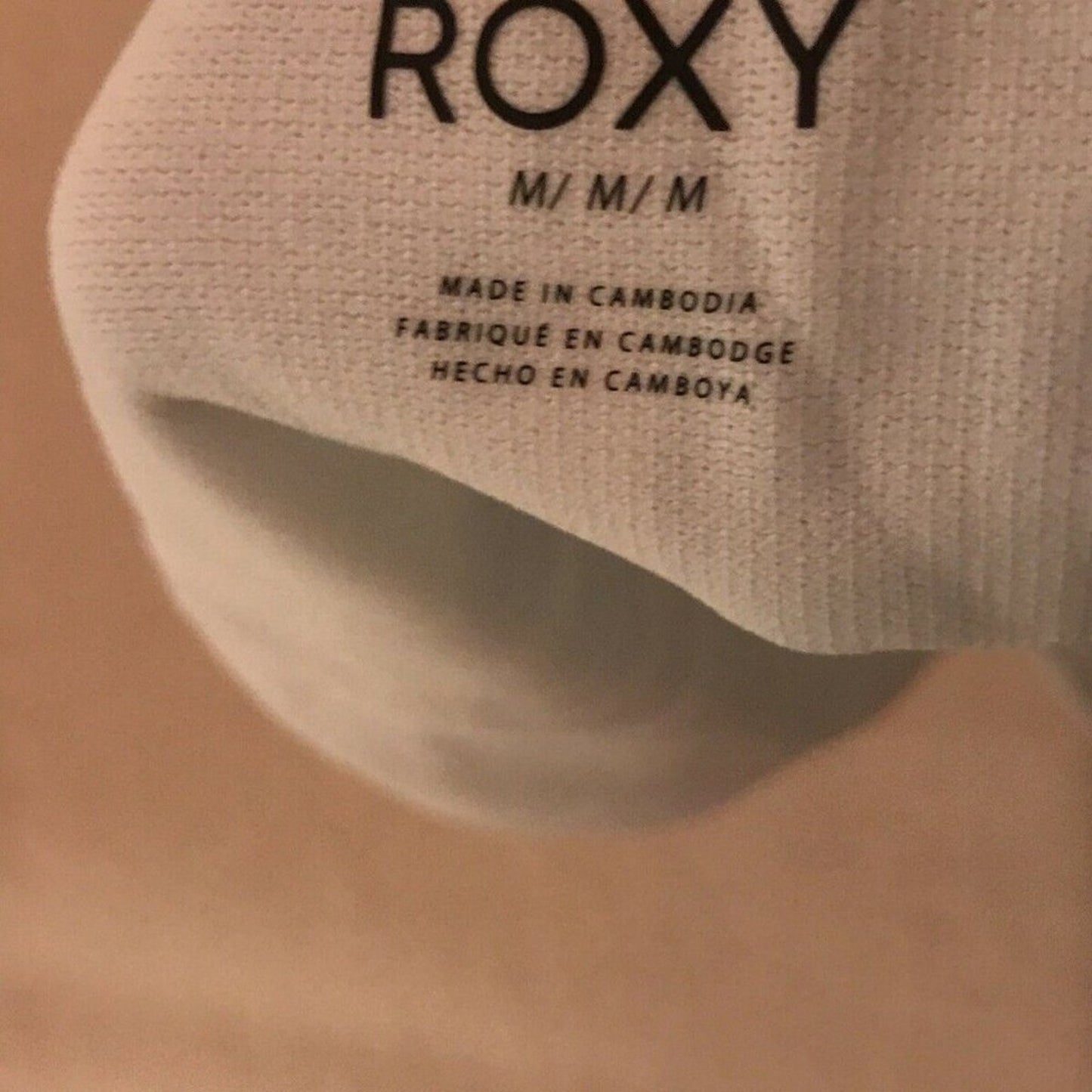 Roxy Banana Leaf Print Side Bowties Bikini Bottoms Size Medium