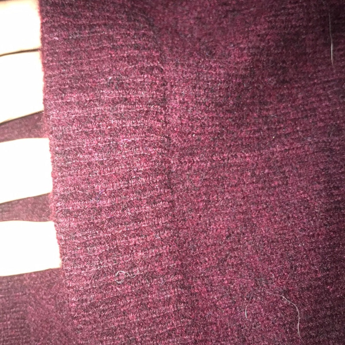 Catherine Malandrino Cashmere CrewNeck Sweater XS Burgundy Long Sleeve NEW