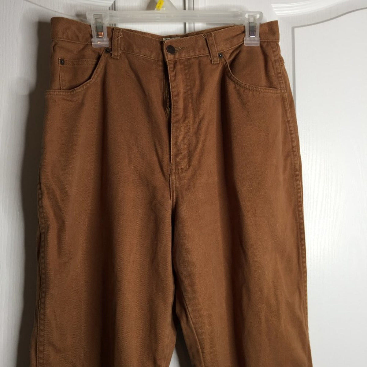 Stefano VINTAGE 80'S Denim High Waist Straight MOM Jeans Brown 100% Cotton 16
