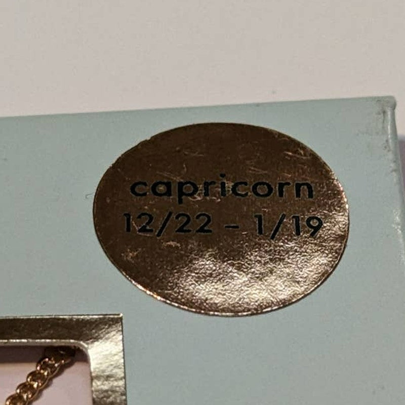 Kate Spade New York in the Stars Golden Tone Chain Capricorn Charm Goat Symbol