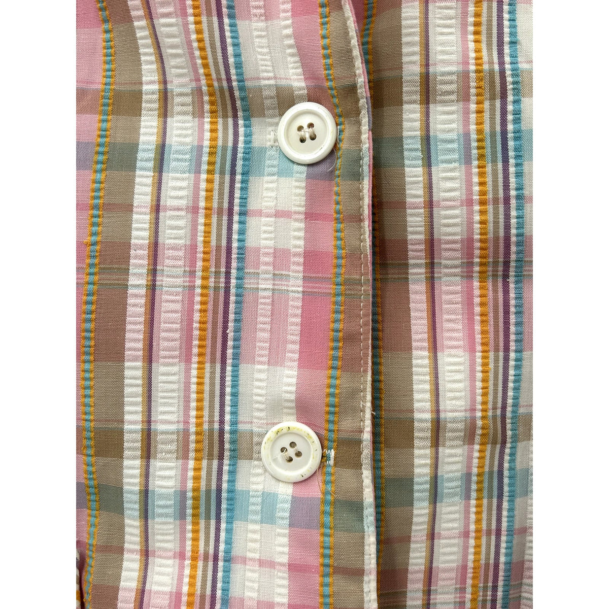 Vintage Aansworth Pastel Pink Plaid Lightweight Blazer Suit Jacket