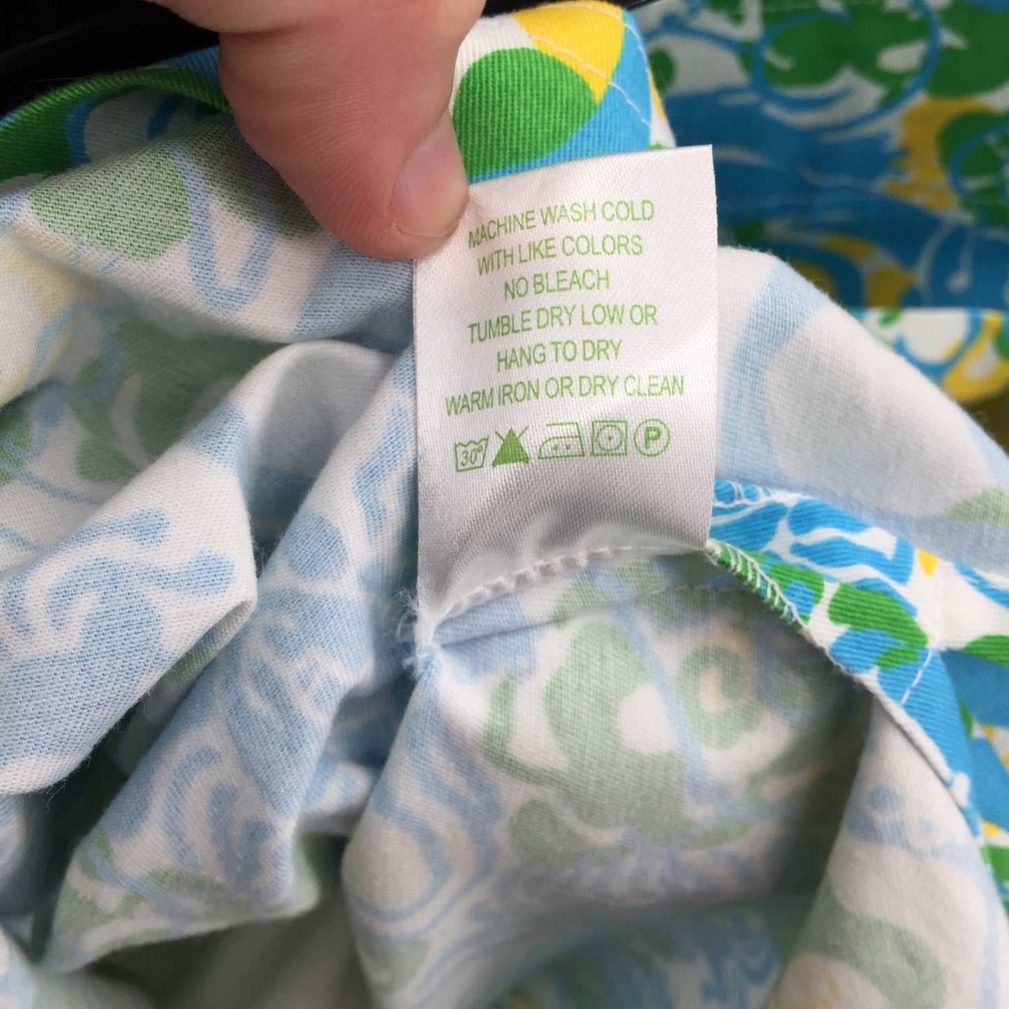 Lilly Pulitzer Skort Size 12 Lion Print Blue green yellow floral Shorts under