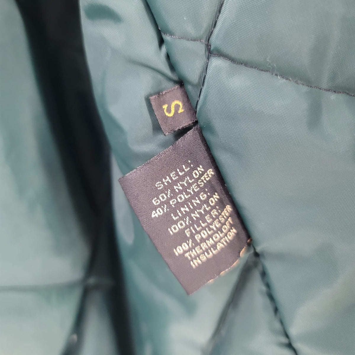 Forecaster Boston Small Vintage Hooded Coat Jacket Winter Blue Quilted