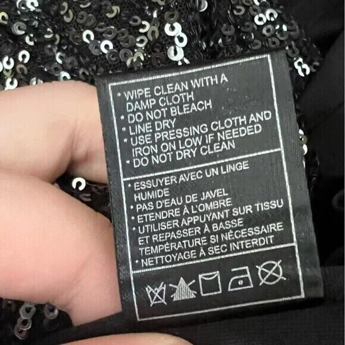 Cupcakes And Cashmere LBD Joelle Wrap Sequin Midi Party Dress Small Black NWT