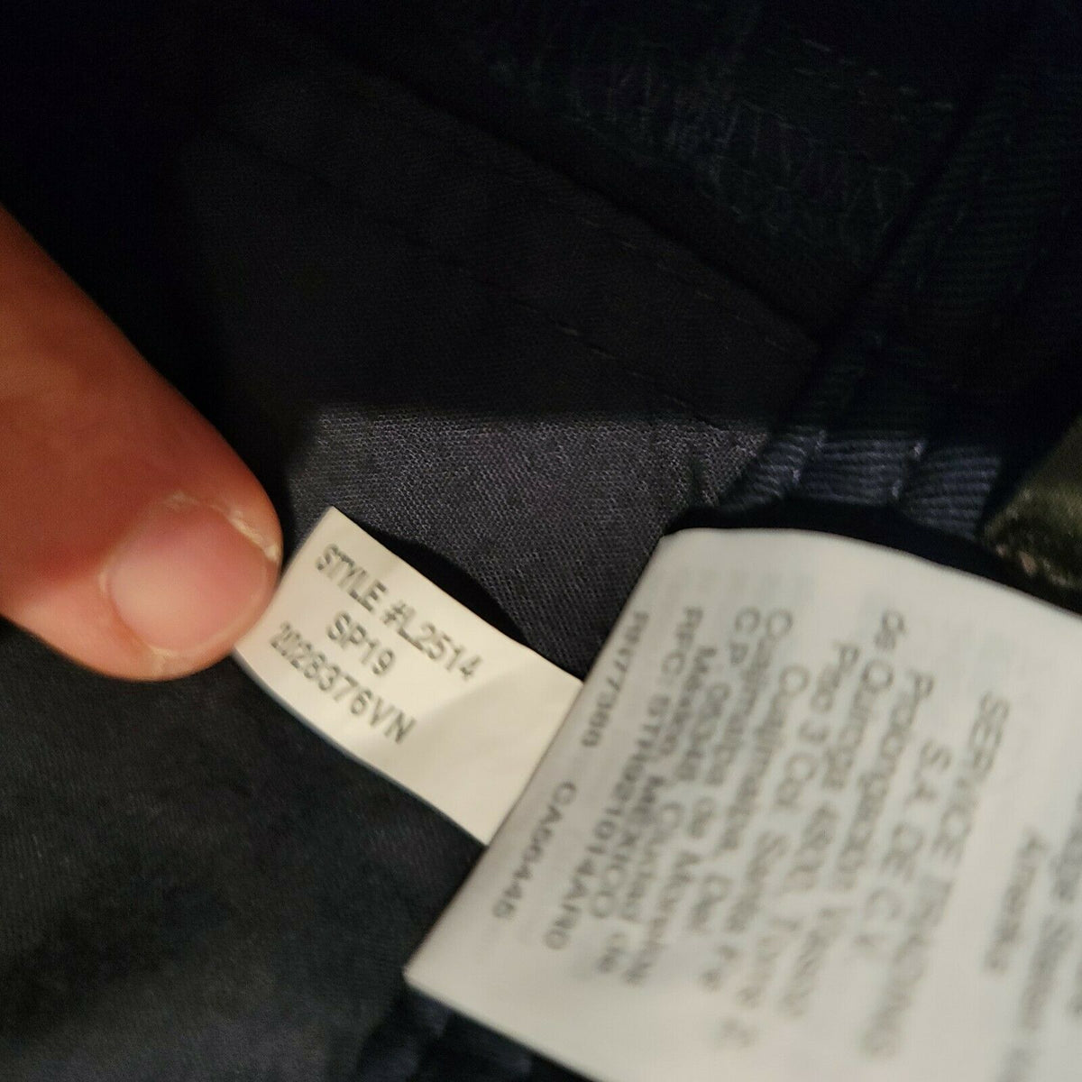 J. Crew Cropped Leg Slim Chino Pants Flat Front Cotton Blend French Navy Size 00