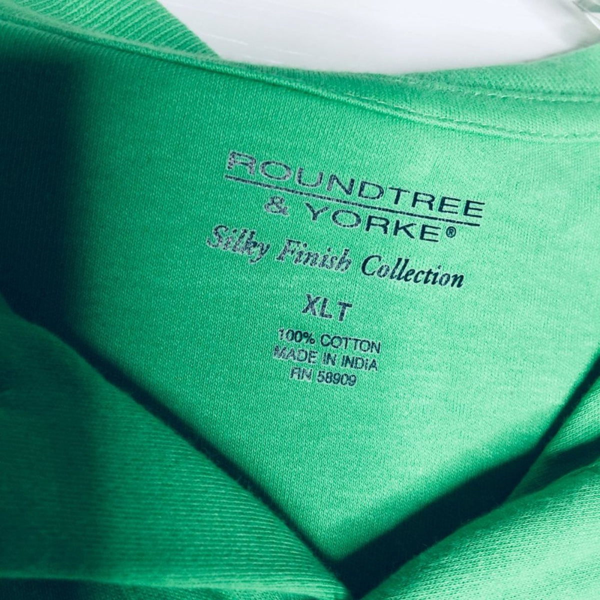 Lot Of 3 Shirts Linea Uomo, Roundtree & Yorke Polo Golf Green White Orange XLT