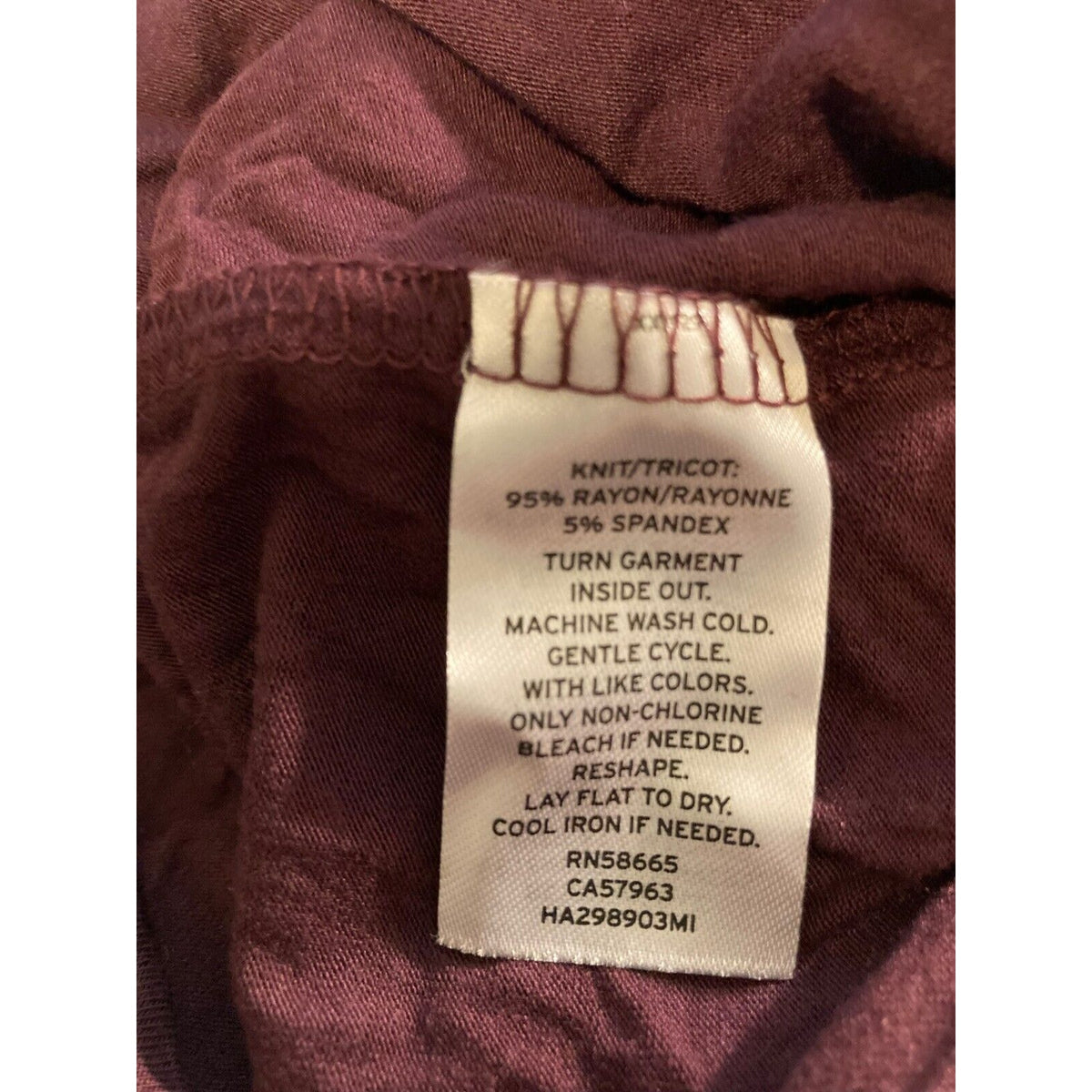 Halogen Bodycon Mini Tank Dress Scoop Neck Pullover Size Small Wine Red NWOT