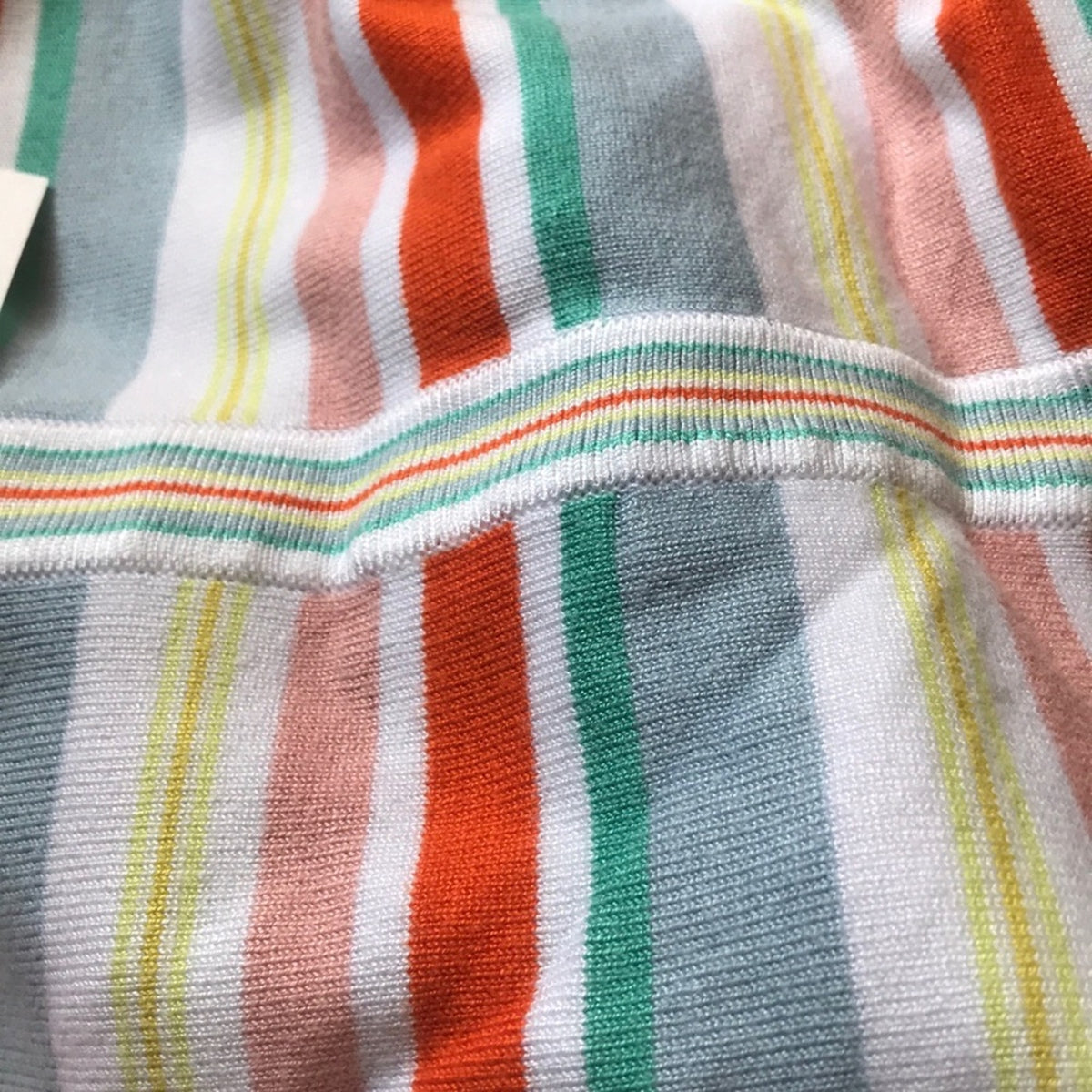 Ali & Jay XS Striped Shades On Sheath Dress Heavyweight Knit Stretchy Bodycon