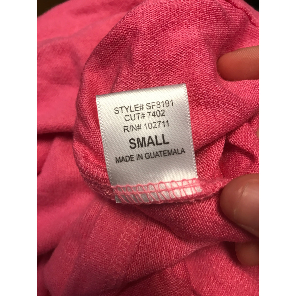 Gibsonlook NWT Cowl Neck Pullover Sweater Long Sleeve Pink Lipstick SMALL