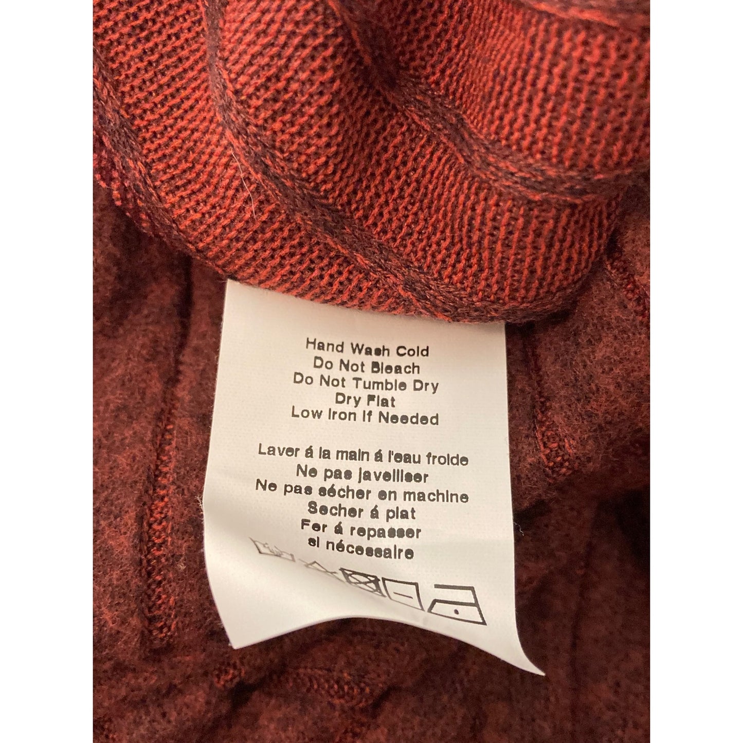 Lush Rib Knit Cowl Neck Pullover Sweater Tunic Dress Sz Small in Wine NWT