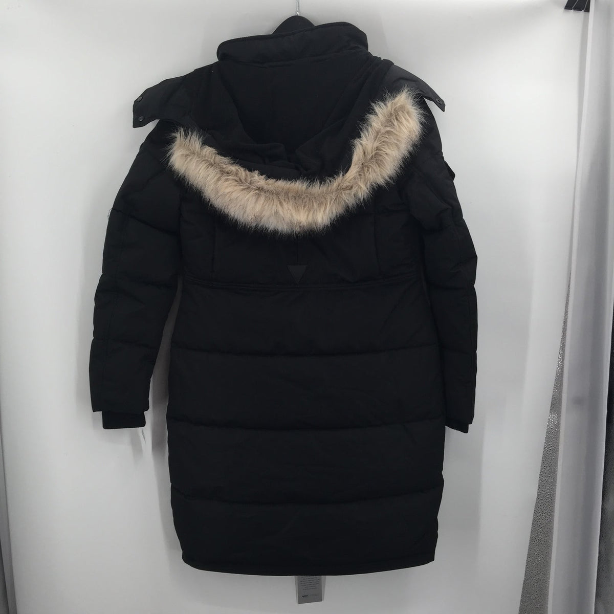 Noize Faux Fur Trim Removable Hood Winter Kaylee Parka Jacket Black Size Small
