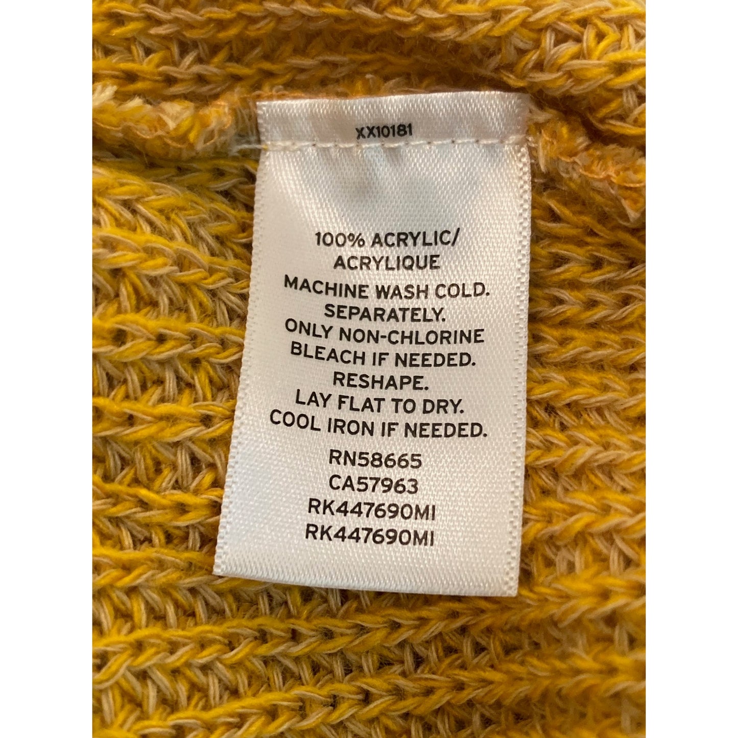 Abound Crop Pullover Crew Neck Sweater Size XL/Extra Large in Yellow Bamboo NWT