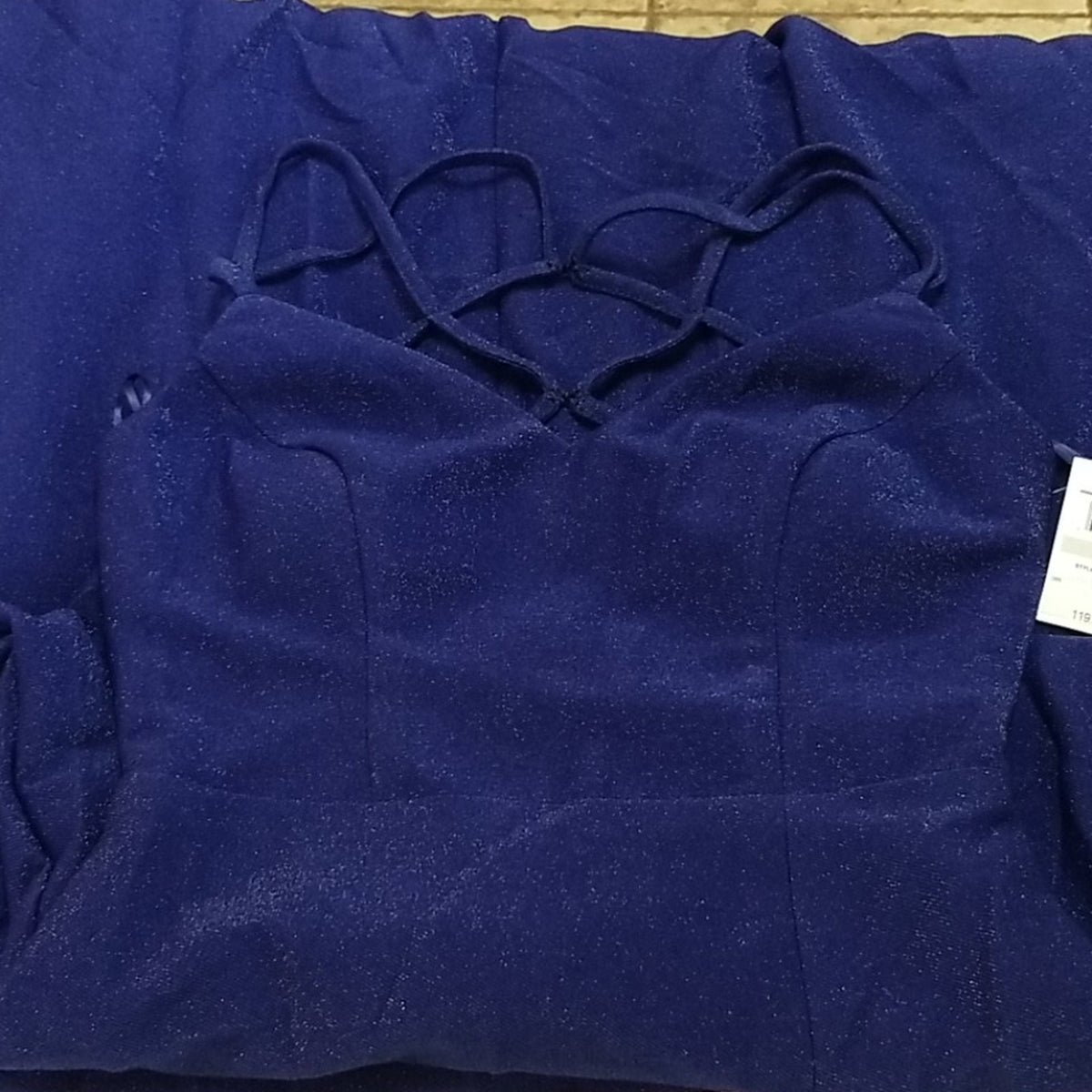 MORGAN & Co. Electric Blue Maxi Formal dress Size 1 Orignally 120.00 gown NEW