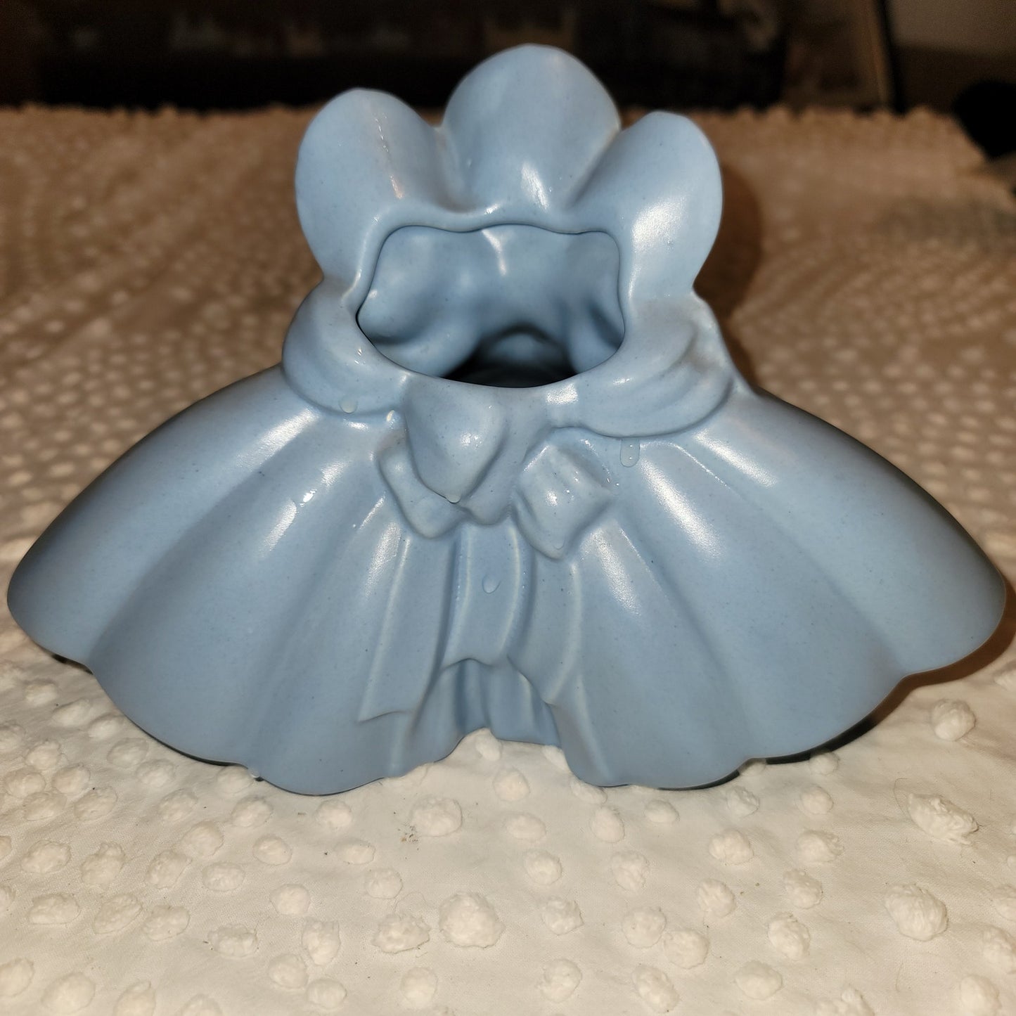 Vintage 3 girls planter Maidens Southern Belles Blue bonnets Triple Vase Unique