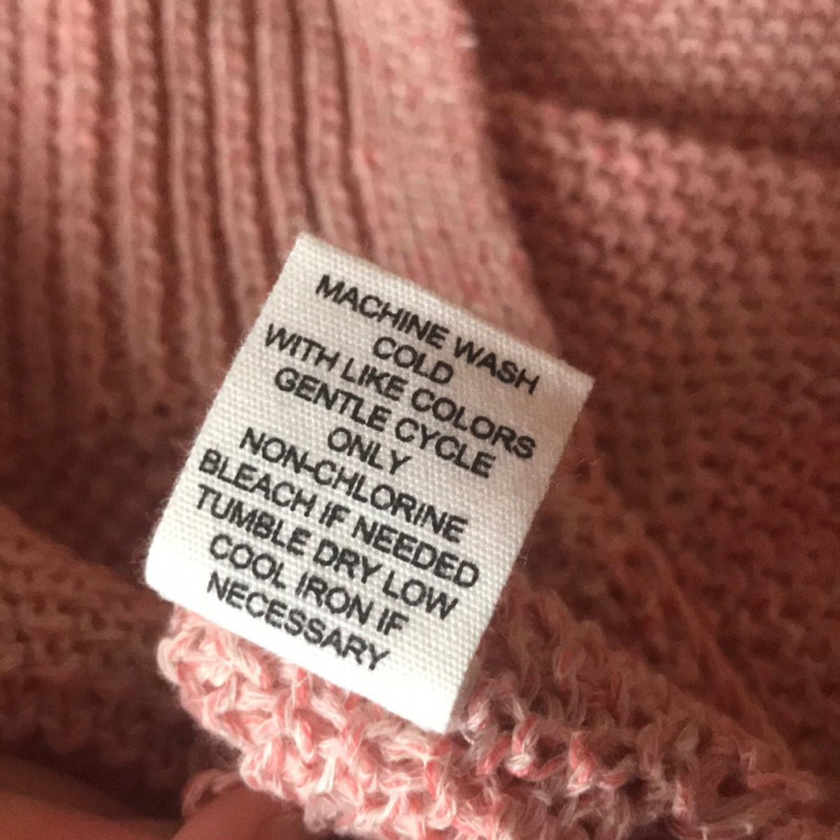Ady P Marled Dolman Sleeve Rose Pink Sweater Size M