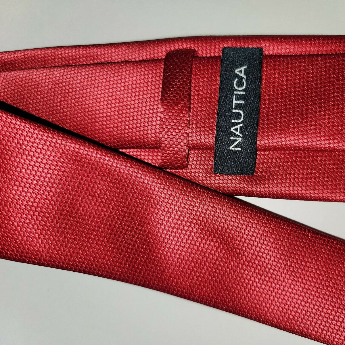 Nautica Men's Dark Red Dot Neck Tie New Standard Length GOP PATRIOT REPUBLICAN