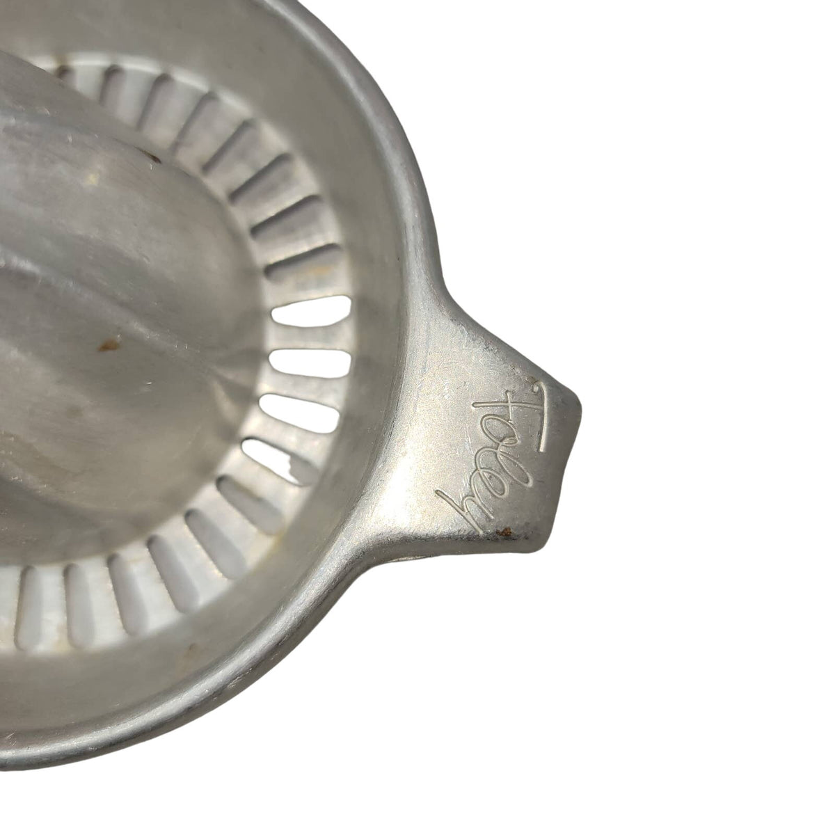 Vintage aluminum reamer juice squeeze lemon made in USA handheld