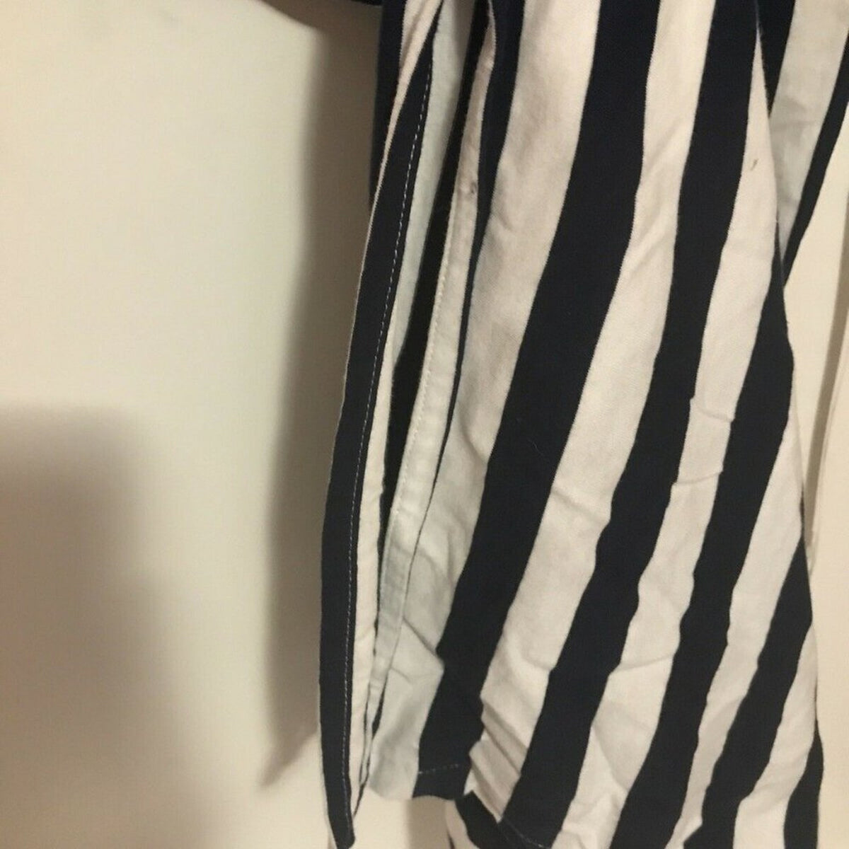 NWT Ralph Lauren Cinched Waist Long Dress Striped Size Small (7)