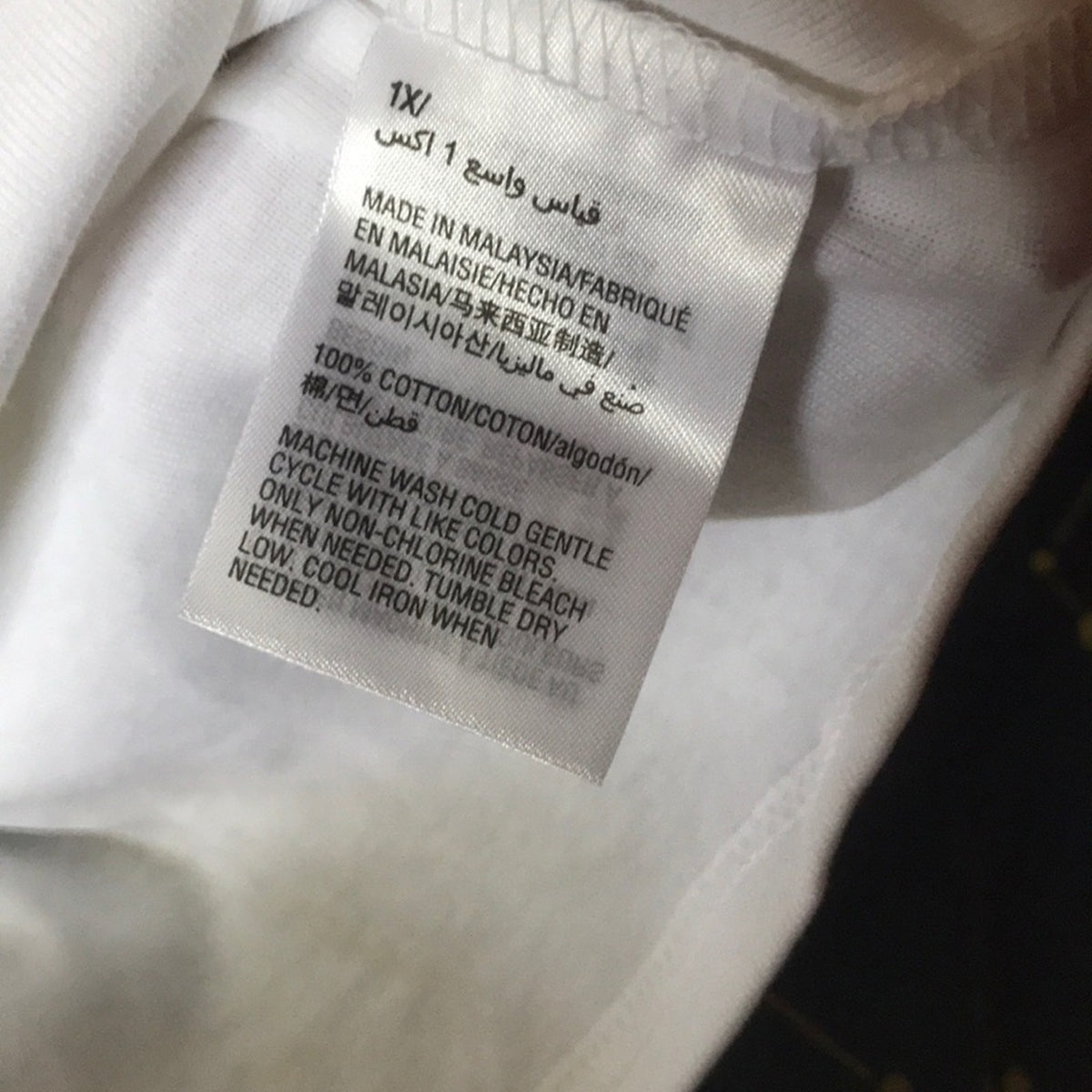 Karen Scott NEW Plus Size White V Neck Size 1X casual plain shirt top blouse