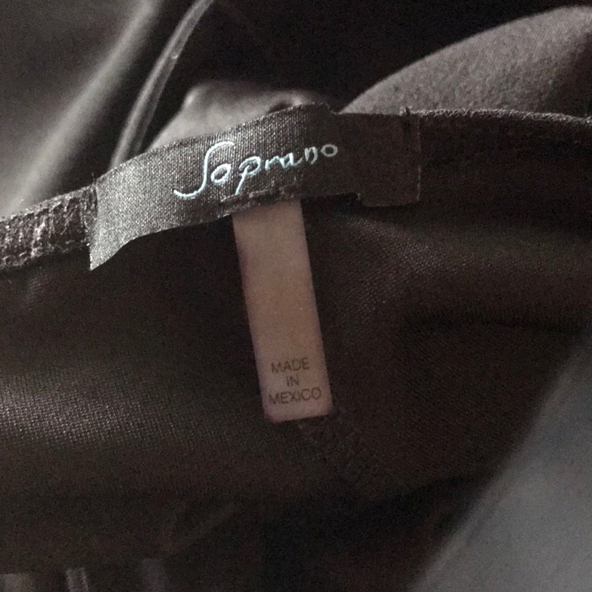 Soprano NEW Black Cross Back Jumpsuit Size Medium