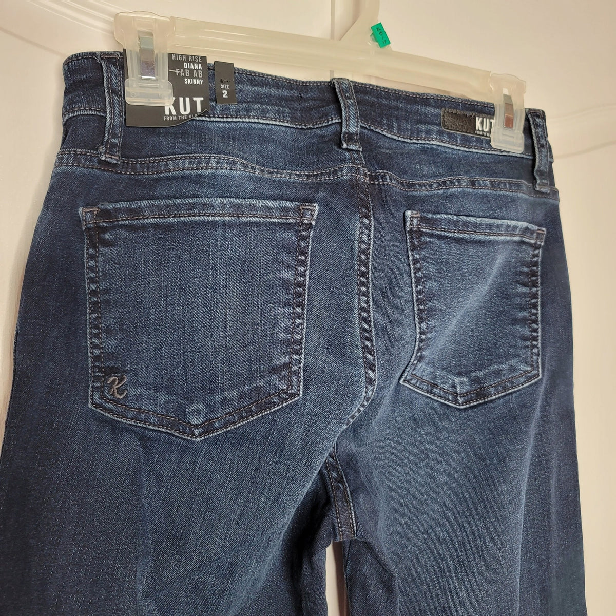 Kut from the Kloth Women's Diana Fab Ab High Rise Skinny Jeans Blue Size 2
