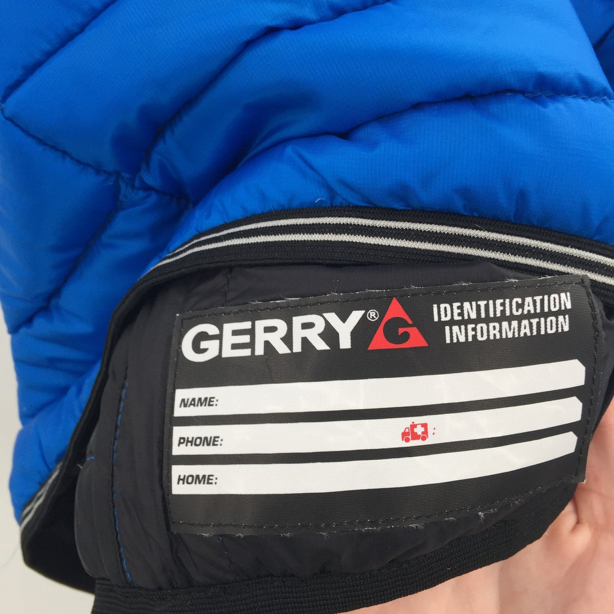 Gerry Reversible Full Zip Puffer Hoodie Jacket Long Sleeve Blue Size 2T NWT
